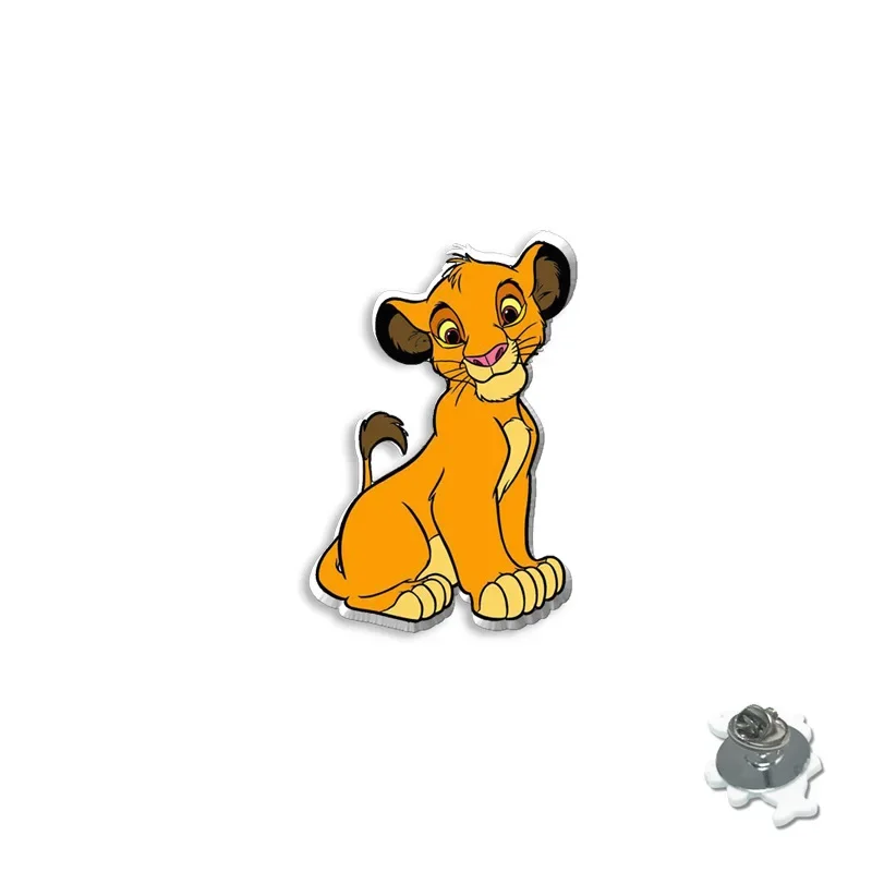 Disney's The Lion King Fashion Jewelry Brooches Pins for Backpacks  Enamel Pins Brooches for Women Kids Gifts for Friends