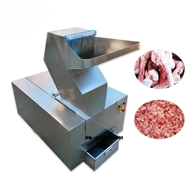 

Bone Crushing Machine for Grinding Beef Pork Chicken Fish Bones Meat Processing Machinery Stainless Steel 304