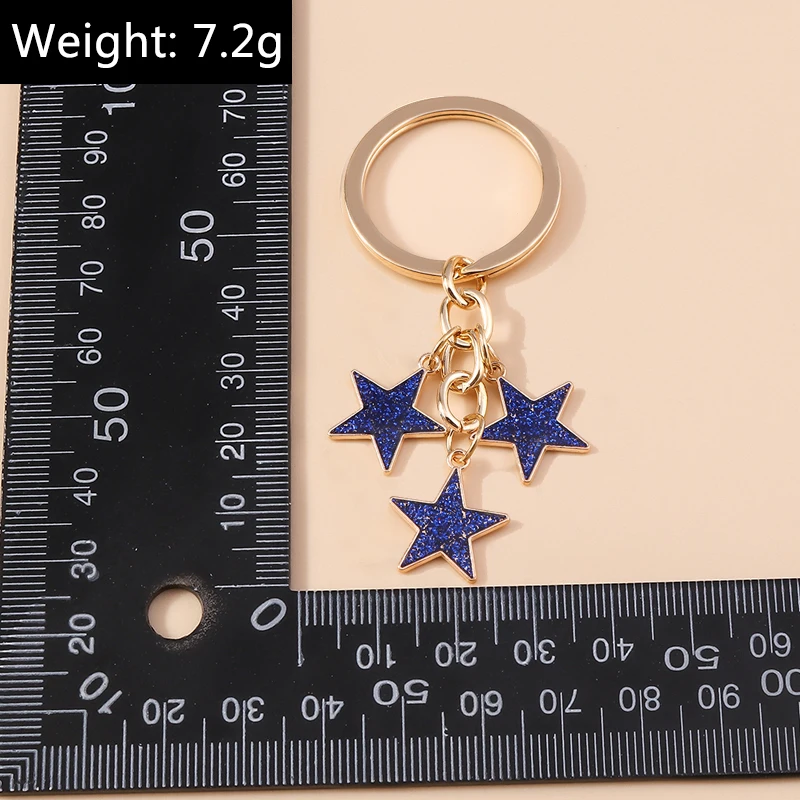 Aihua Y2K Schlüsselanhänger Kristall Stern Schlüsselanhänger für Frauen Männer Freundschaft Geschenk Handtasche Dekoration handgemachten Schmuck – Detail 28