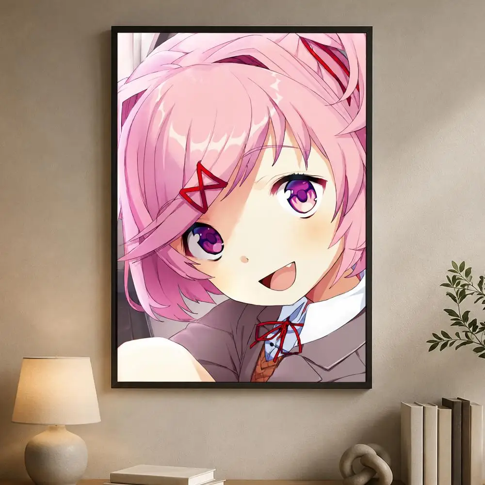 Game D-Doki Doki Literature Club Poster aus PP-Papier, dekorative Wandkunst für Wohnzimmer, Schlafzimmer, Bars, Cafés, stilvolles Wohndekor-Geschenk – Detail 18