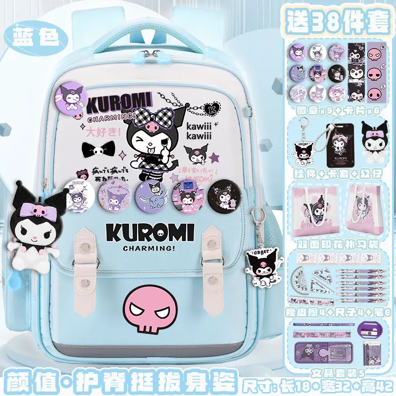 Новый школьный ранец Sanrio Clow M, милый Повседневный и легкий рюкзак на плечо, вместительный устойчивый к пятнам рюкзак