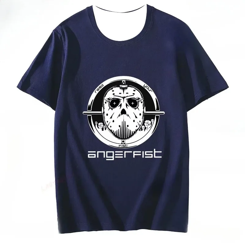 T-shirt stampata 3D da uomo Angerfist moda estiva T-shirt unica T-shirt girocollo a maniche corte regalo abiti creativi