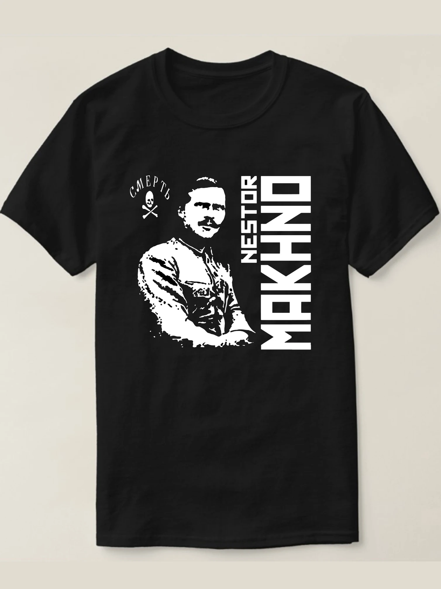 Ukrainian Revolutionary Nestor Makhno T-Shirt Short Sleeve Casual 100% Cotton O-Neck Summer Mens T-shirt Size S-3XL