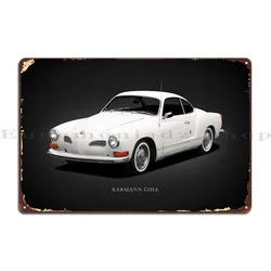 The Karmann Ghia Metal Plaque Poster Wall Decor Wall Create Custom Poster Tin Sign Poster