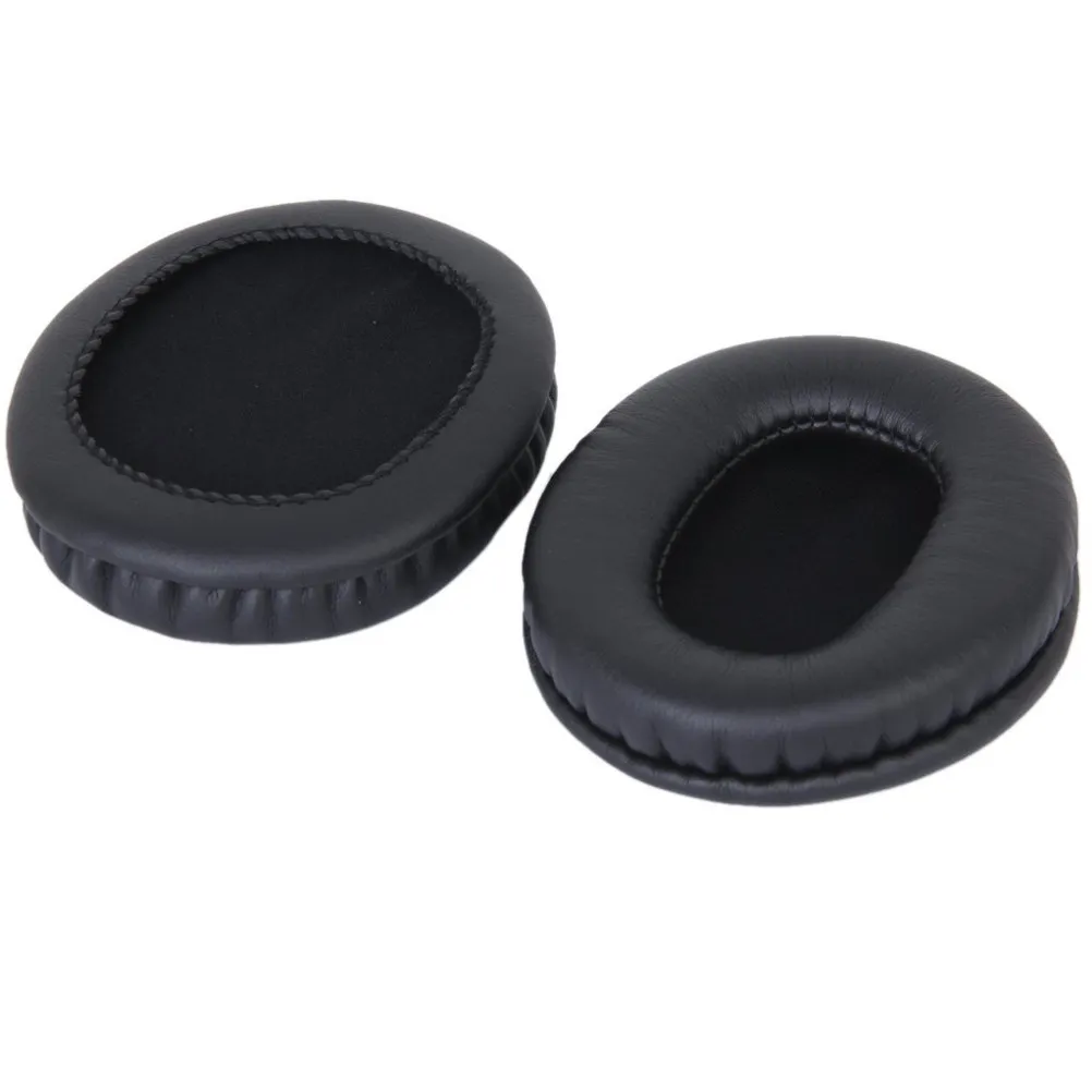 Pair Replacement Ear Pads Headphone Cushions Black PU Material for M50s M20 M30 Improve Bass