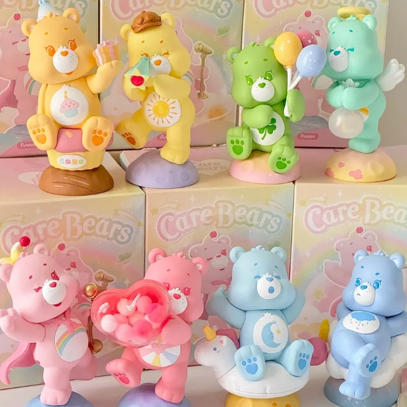 

Genuine Care Bears Healing Planet Blind Box Cute Doll Peripheral Model Figure Desktop Ornaments Toys Birthday Gift