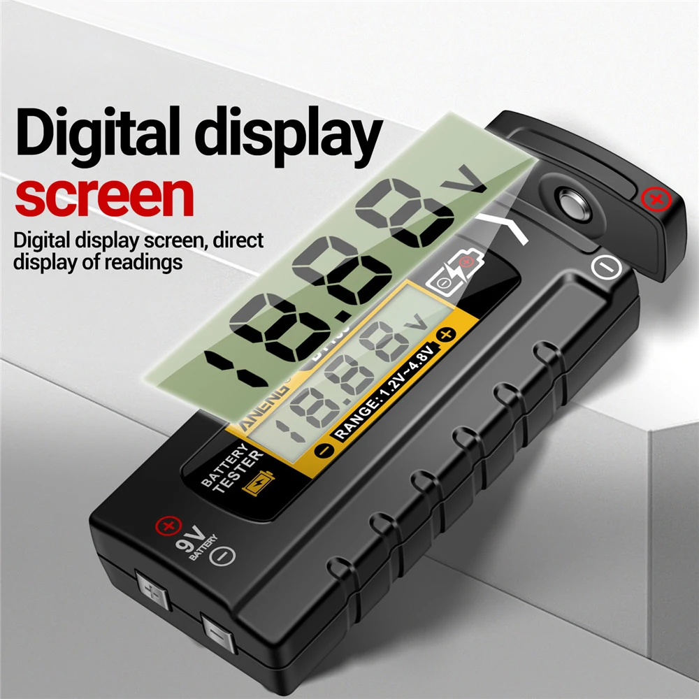 BT167 BT169 Digital Battery Testers Detector Multifunctional Quickly Measure Battery AA/AAA/C/D/9V/1.5V Button Cell Measurement