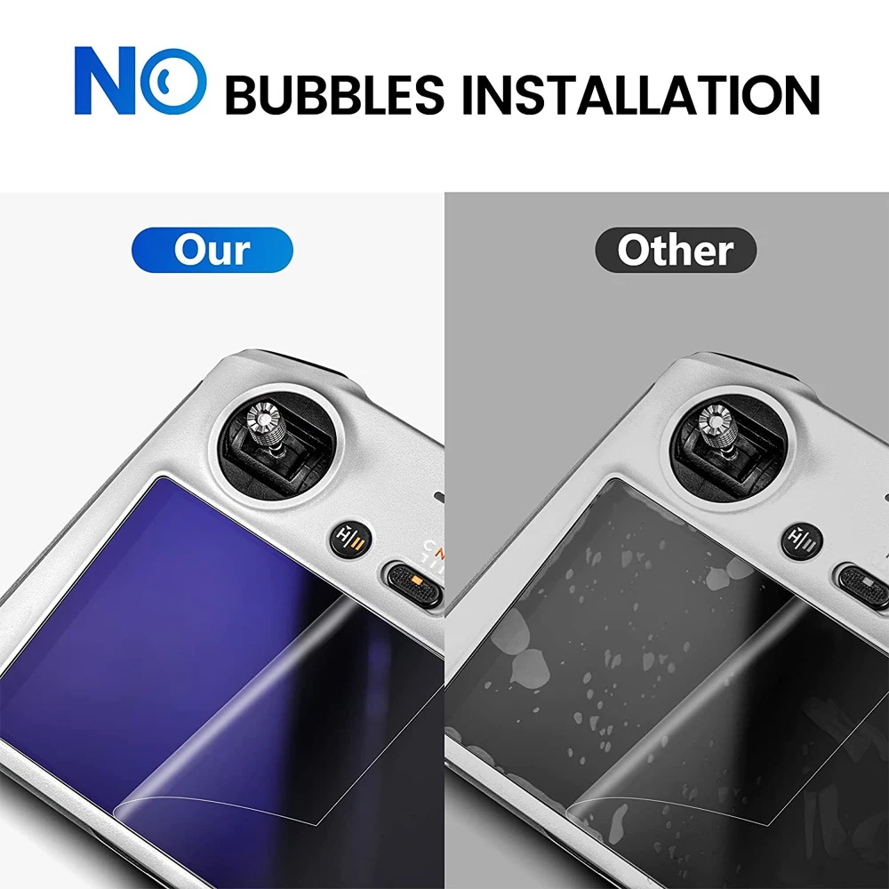 Защитная пленка из закаленного стекла для DJI Air 3/Mavic 3/Classic/Mini 3 PRO RC, защита глаз с дистанционным управлением, противозрительная пленка синего цвета