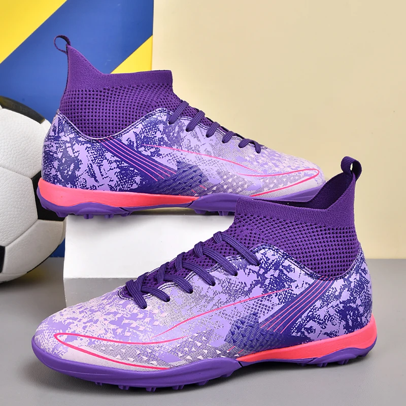 

Новые весенние удобные футбольные бутсы для мужчин и женщин: универсальные, мягкие, гибкие, дышащие и устойчивые кроссовки с шипами для бега и спорта