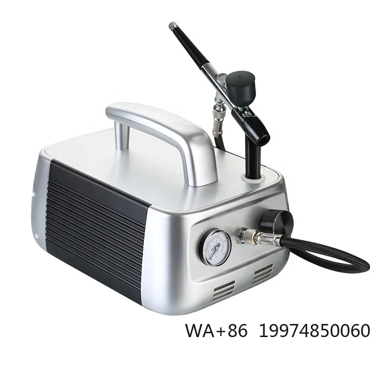

Oil Free 55PSI Custom Rohs Portable Cake Decoration Makeup Car Art Painting Barber Silent Airbrush Compressor