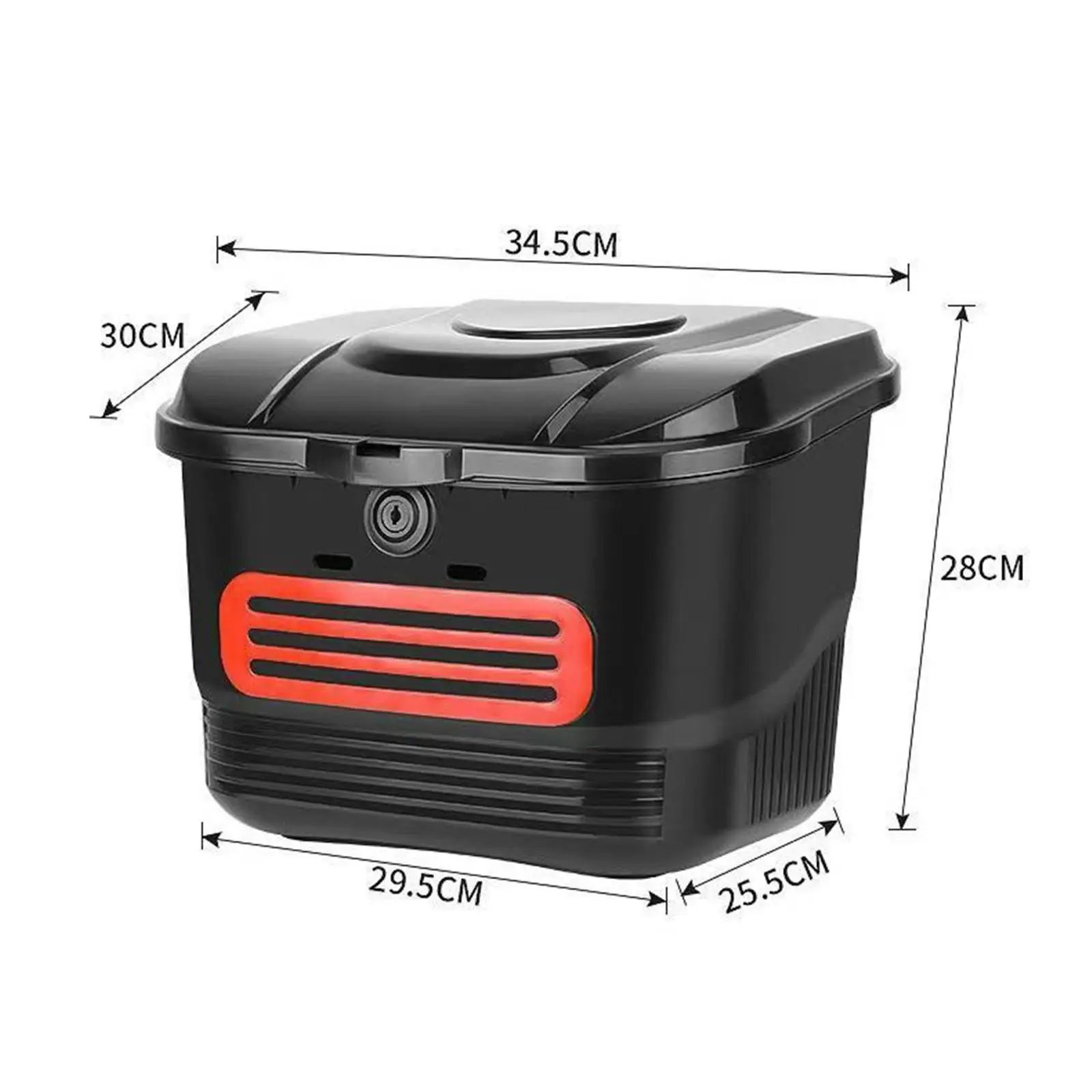 Bicycles Cargo Rack Ebikes Cycling Accessories with Lock and Key Bike Basket