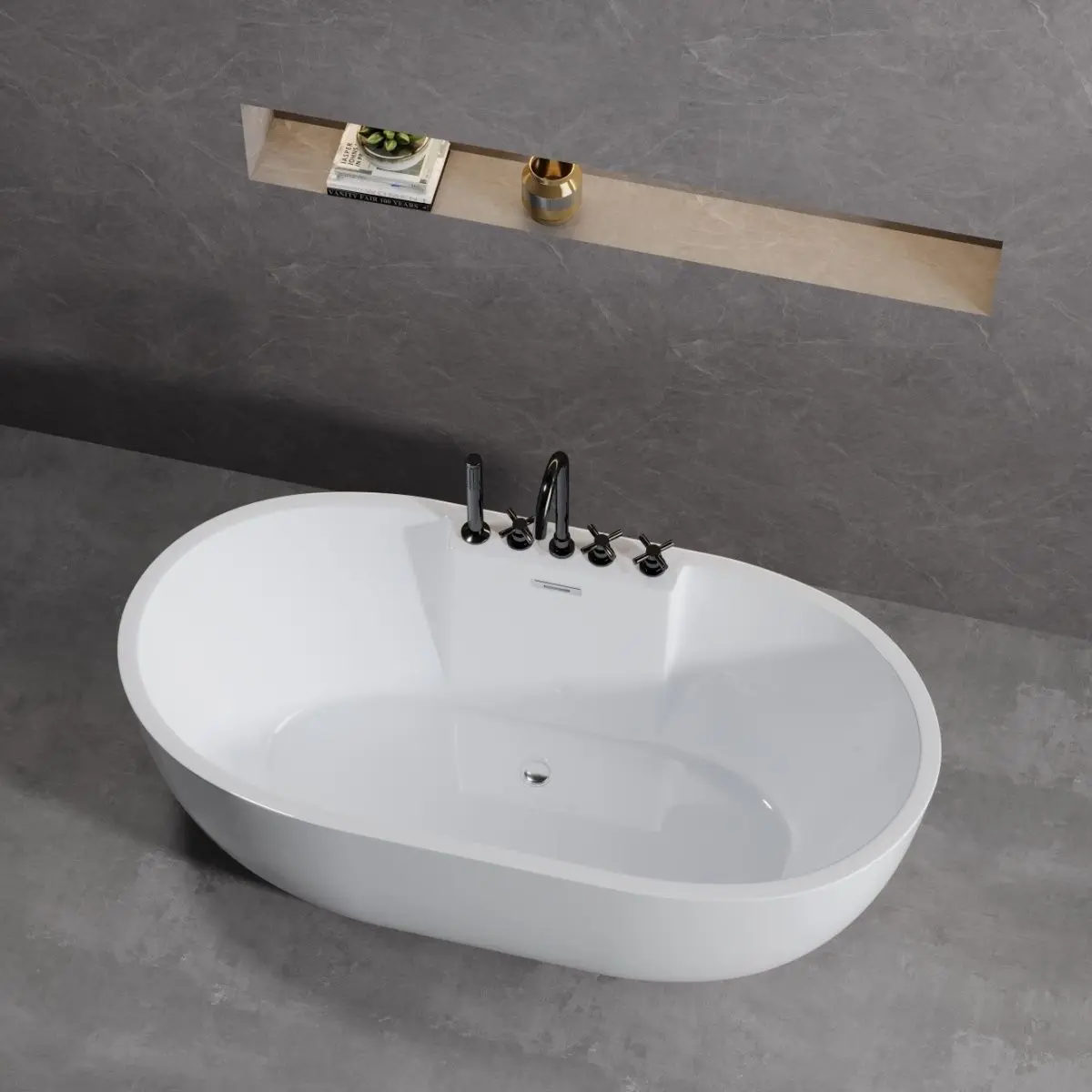 Bathroom Household Small Acrylic Adult Seamless Integrated B & B Hotel