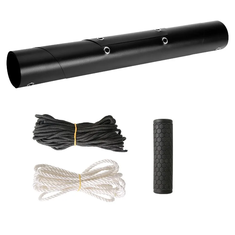 

Deer Drag Sled with Handle Deer Cart Game Hauler Snow Sledding Pad Hunting Gear Supplies with 32.8FT Black Rope 16.1FT White Ro