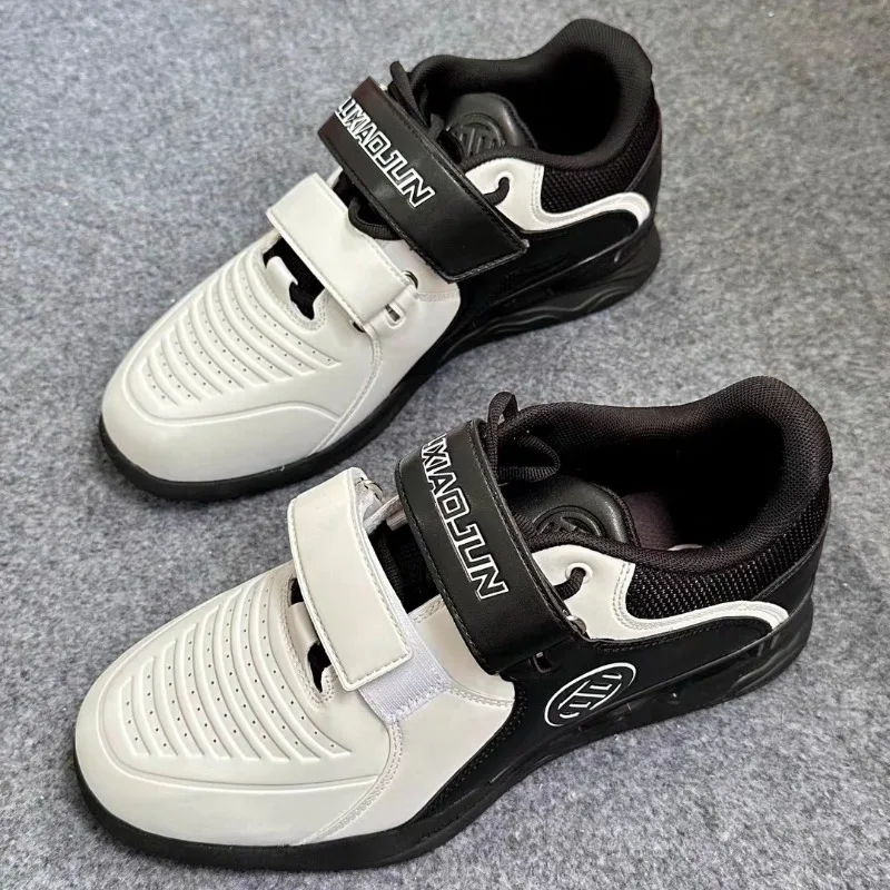 Professional Sports Shoes Man Anti-Slip Weight Lifting Sneakers Unisex Man Squat Hard Pull Shoes Big Size 48 Gym Training Shoe