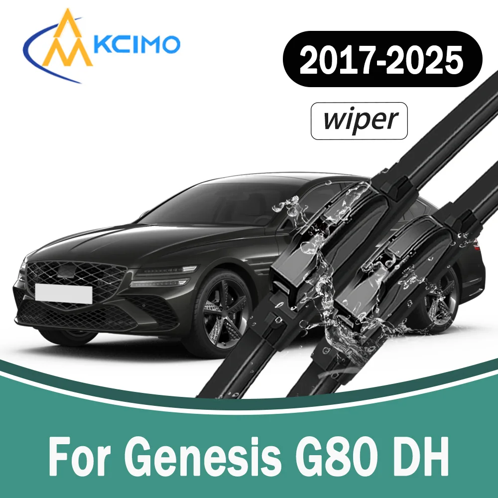 All-Weather Front Windscreen Wiper Blades For Genesis G80 DH RG3 2017-2025 Silent Car Windshield Replacement Part 2Pcs