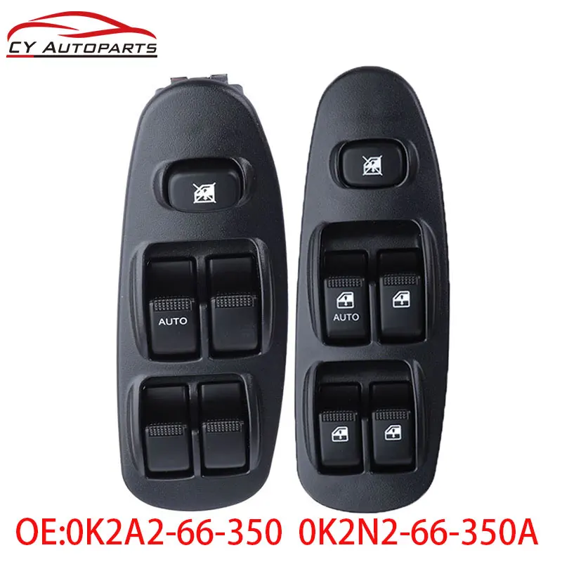 New Front Left Car Power Window Switch For Kia Sephia Sedan 0K2A2-66-350 0K2N2-66-350A 0K2A266350 0K2N266350A