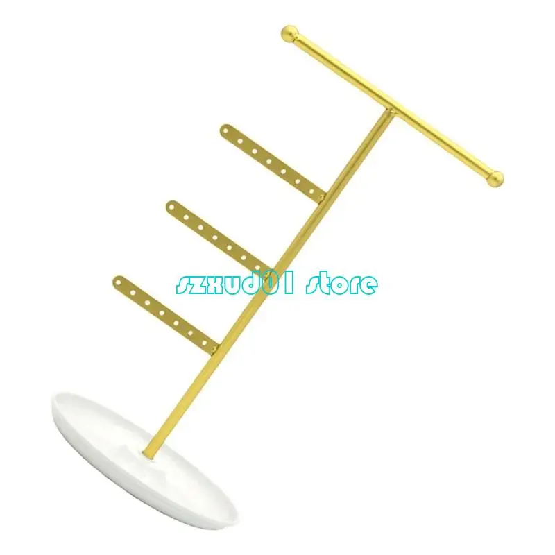

1XCA Space Saving Jewelry Display Stand for Watch Necklace Bracelet Elegant Earrings Rack Multipurpose Accessories Holder