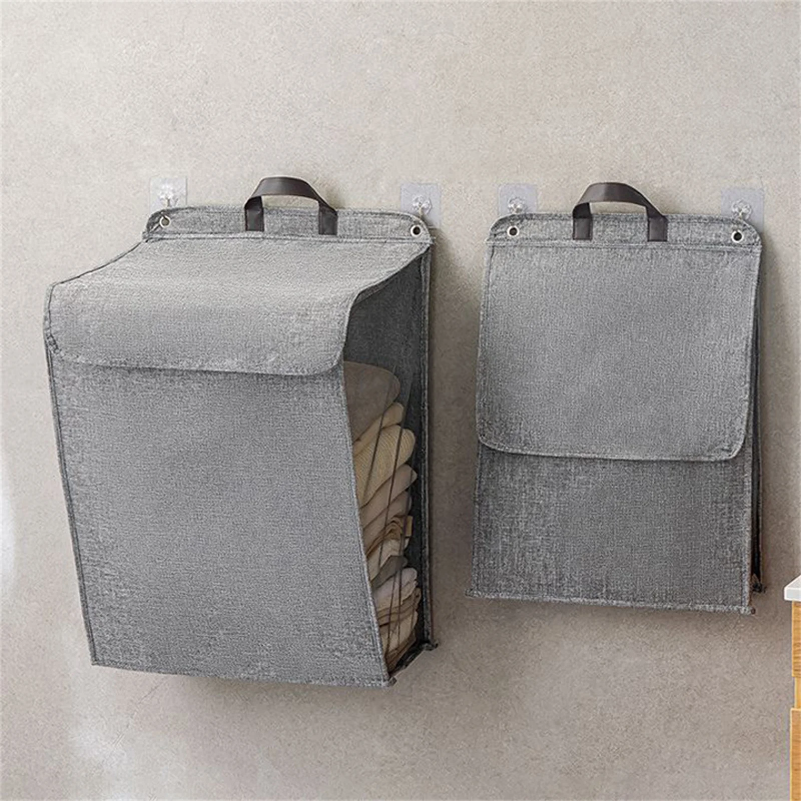 

Laundry Room Organizer Basket Large Capacity Foldable Clothes Storage Box With Lid Bathroom Dirty Laundry Basket Storage Box