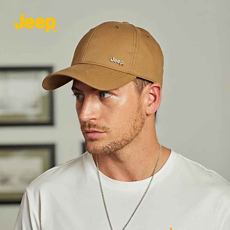 

Jeep Men's Baseball Cap Trucker Hat Running Cap Adjustable Fit Sun Protection Outdoor and Casual Cap