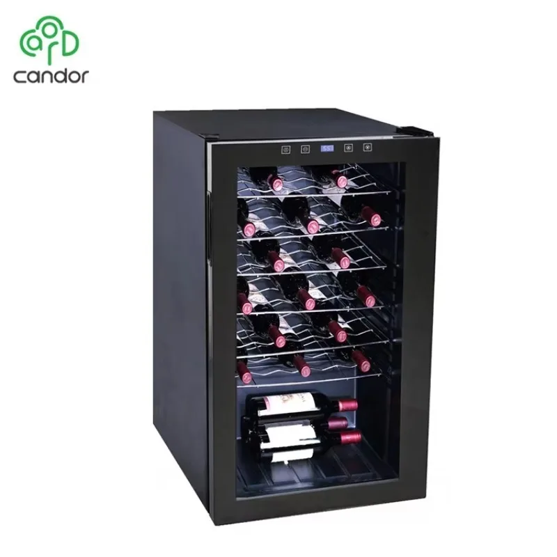 Airo Freestanding 48-Bottle Wine Cooler Electric Compressor Refrigerated Cabinet 130L Capacity Constant Temperature Hotel