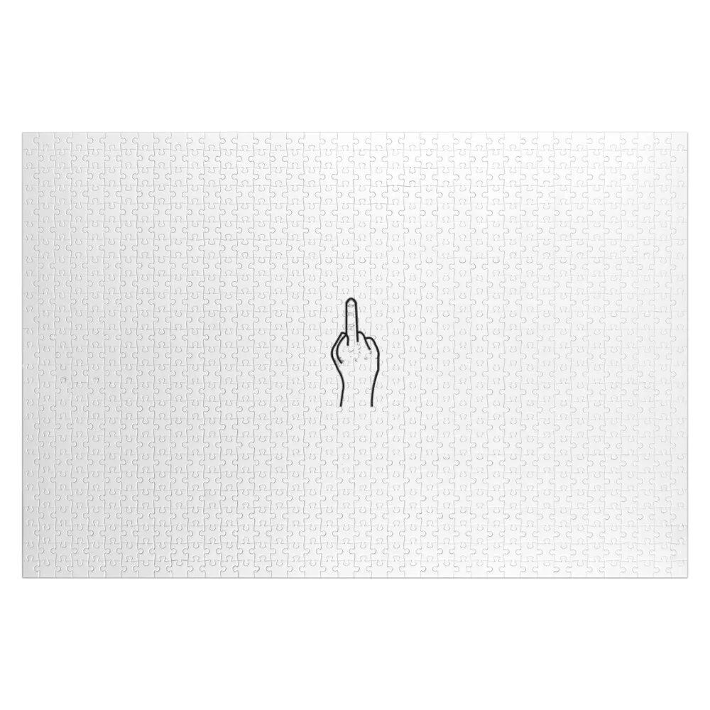 

Деревянный пазл с фотографией на заказ: персонализированный пазл с именем и изображением среднего пальца