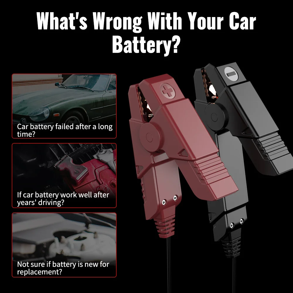 THINKEASY BT 12v BATTERY Tester clip for thinkdiag thinktool master battery health report thinkdiag 2