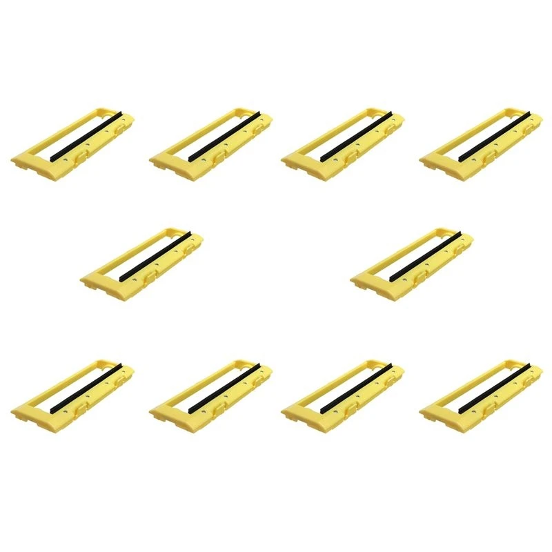 10X The Yellow Main Brush Cover Of The Sweeper Is Suitable For ILIFE A4 A4S T4 X430 X432-Y48A
