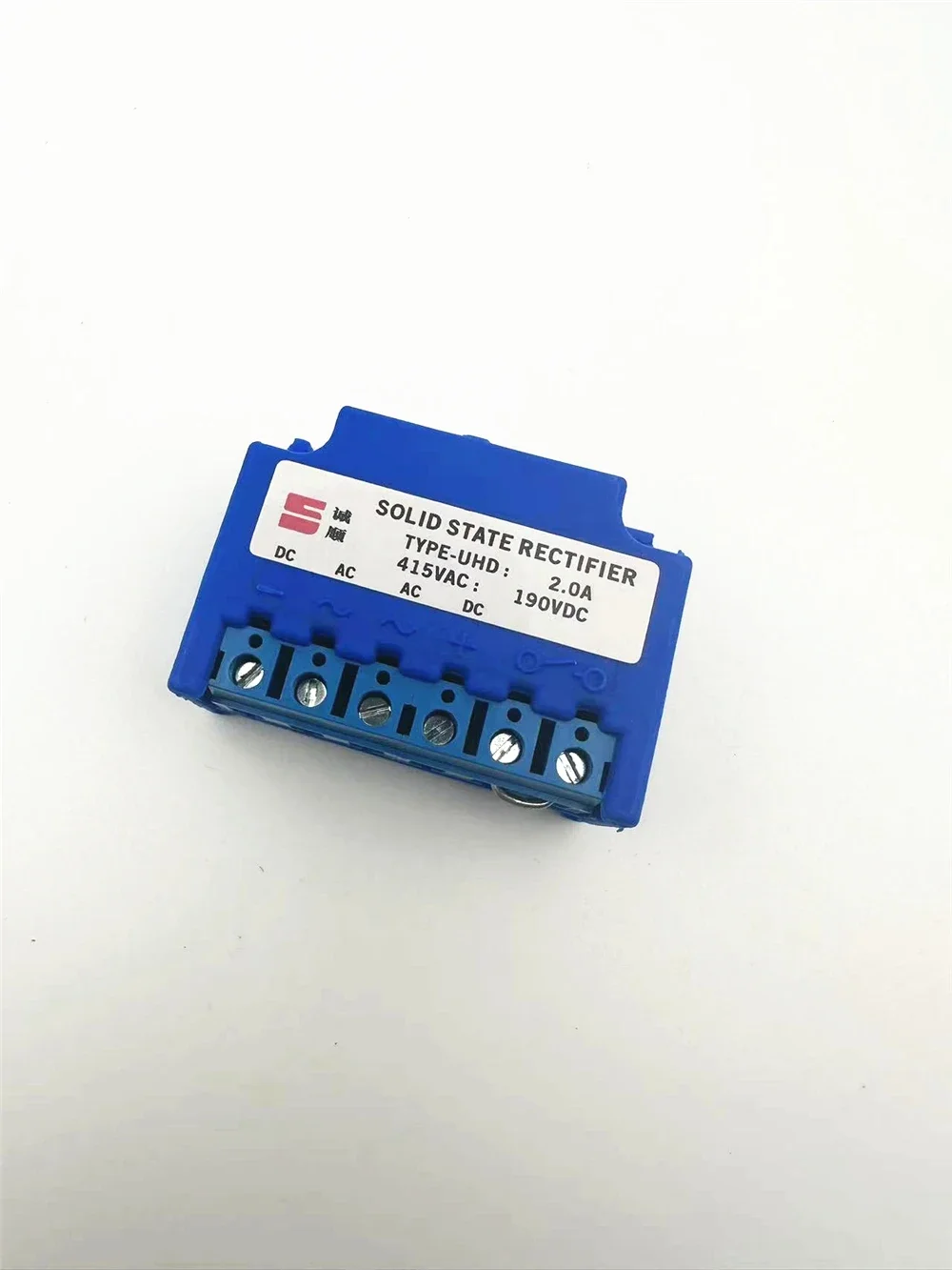 

2PCS SOLID STATE RECTIFIER TYPE-UHD 2.0A 415VAC 190VDC 2026years