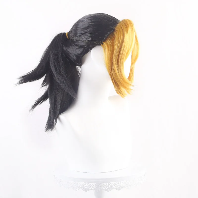 Cosplay Wig Muzan Kibutsuji Wig One-piece Tied Hairstyle Yomu Tengen's Wife Anime Wig