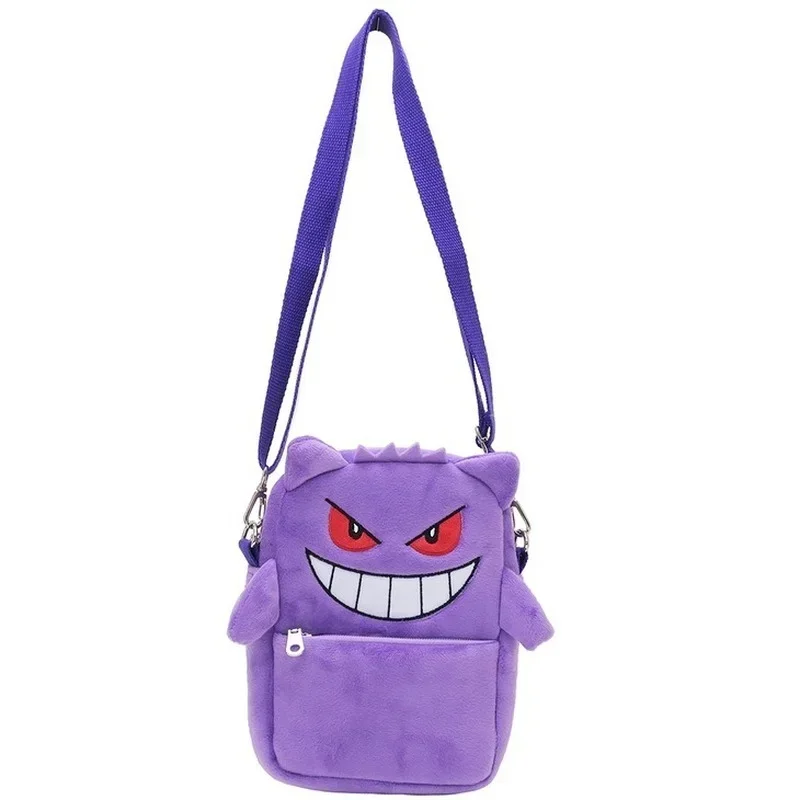 Pokemon Gengar Torba Anime Mężczyźni Kobiety Podróżne Pluszowe Torby Na Ramię Kreskówka Duża Pojemność Torba Na Monety Torebka Prezent