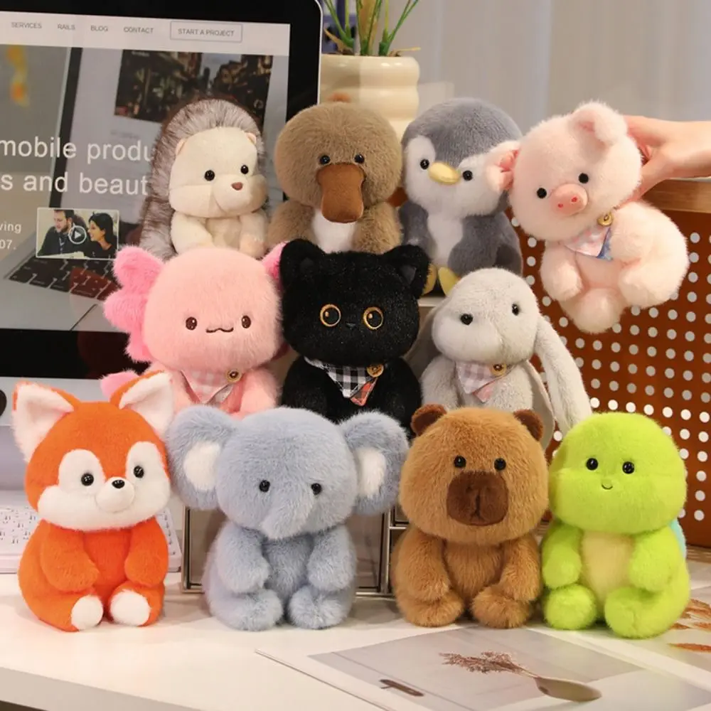 Kawaii 15 cm peluche compagno bambola peluche orso farcito cuscino animale super morbido elefante animale peluche regalo per dormire