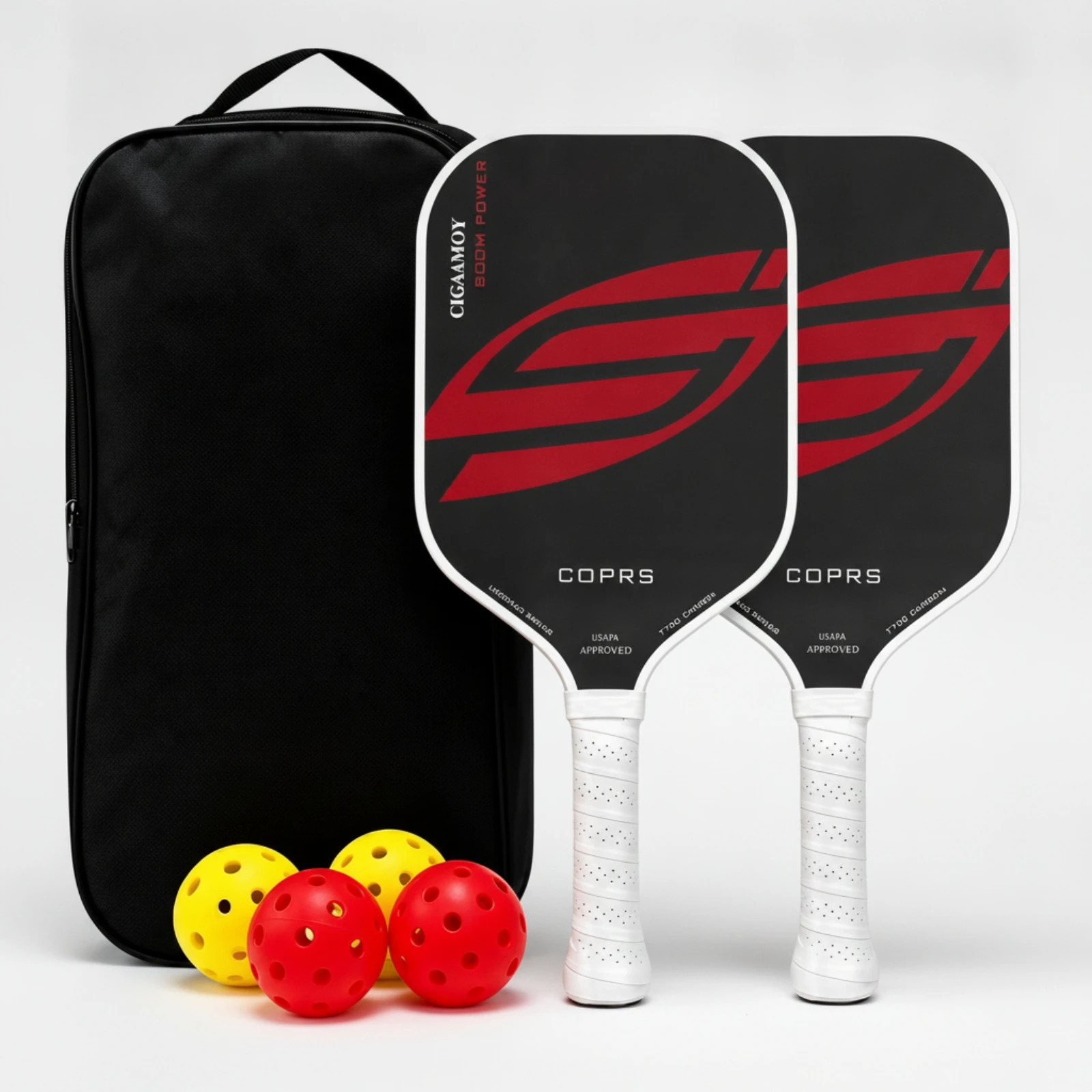 Carbon Fiber Pickleball Paddle Matte Finish Pickle Ball Paddles for Adults, Outdoor Games, Indoor Courts