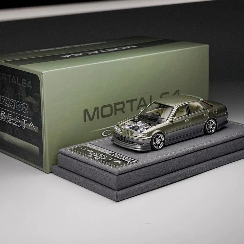 MORTAL Diecast Original 1:64 CRESTA Modelo de Coche de Aleación de Simulación, Exhibición Estática, Juguete Coleccionable, Regalo, Souvenir, Decoración
