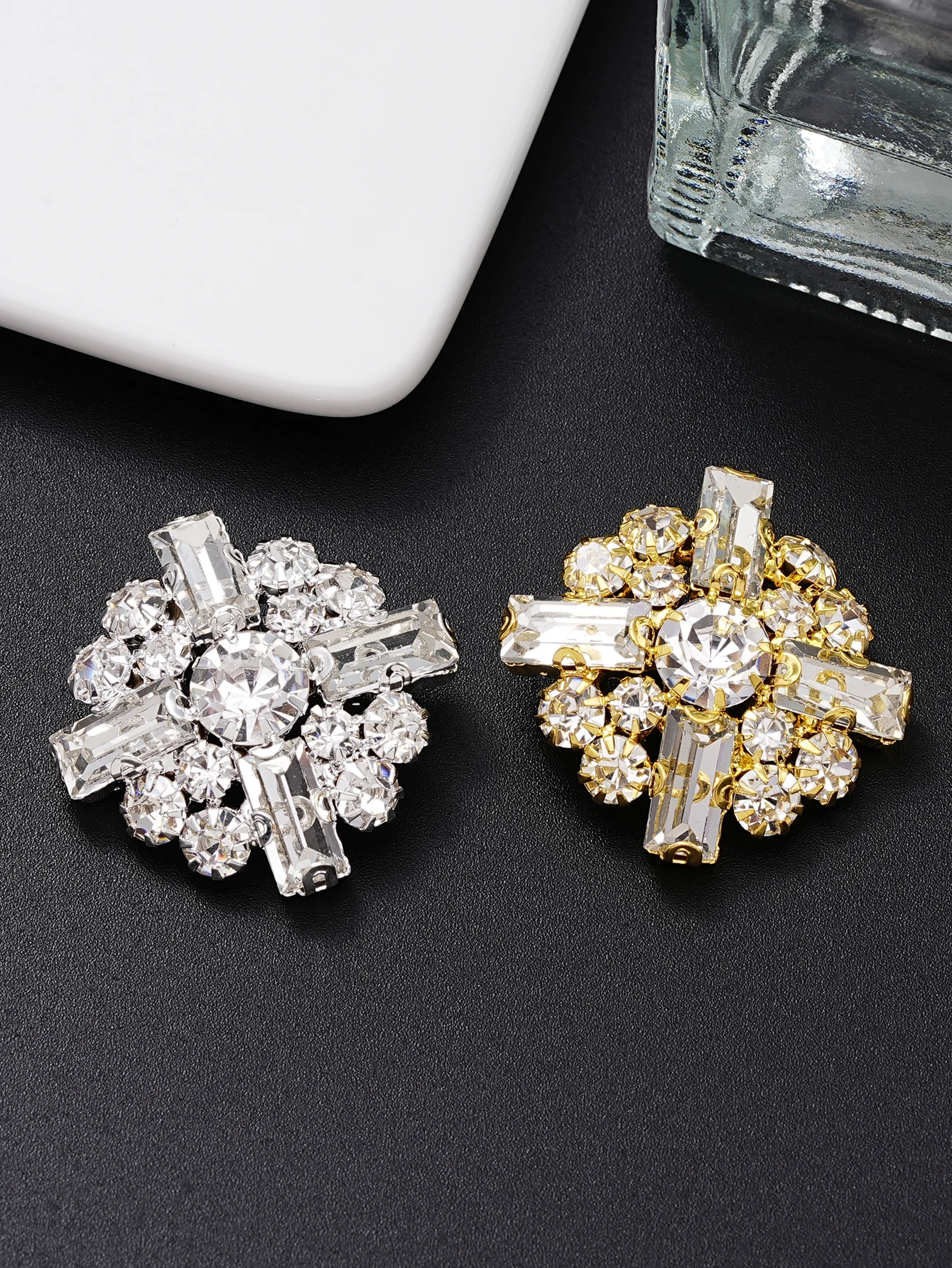 

2/10 шт./упак. блестящие металлические пуговицы высокого класса в форме 29 мм, швейные аксессуары для пуговиц для одежды