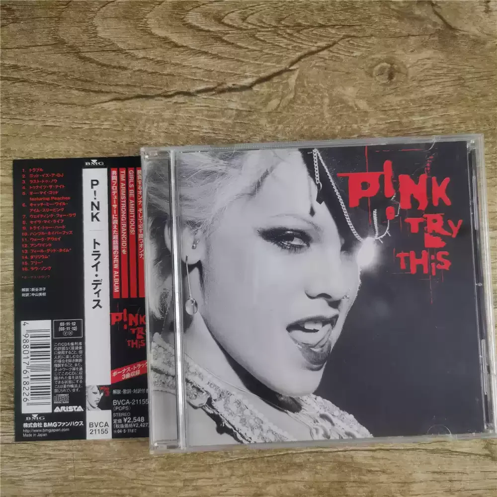 CD PiNK Testez esta obra-prima de Pop Rock e Punk Pop nos anos 2000 emitido em 2006, Pop, Rock, Punk e outros elementos