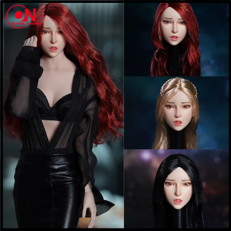 سوبر داك 1/6 SDH027 أنثى مثير رئيس نحت الشعر زرع رئيس نحت نموذج صالح 12 ''الجندي شاحب عمل الشكل دمى الجسم #1