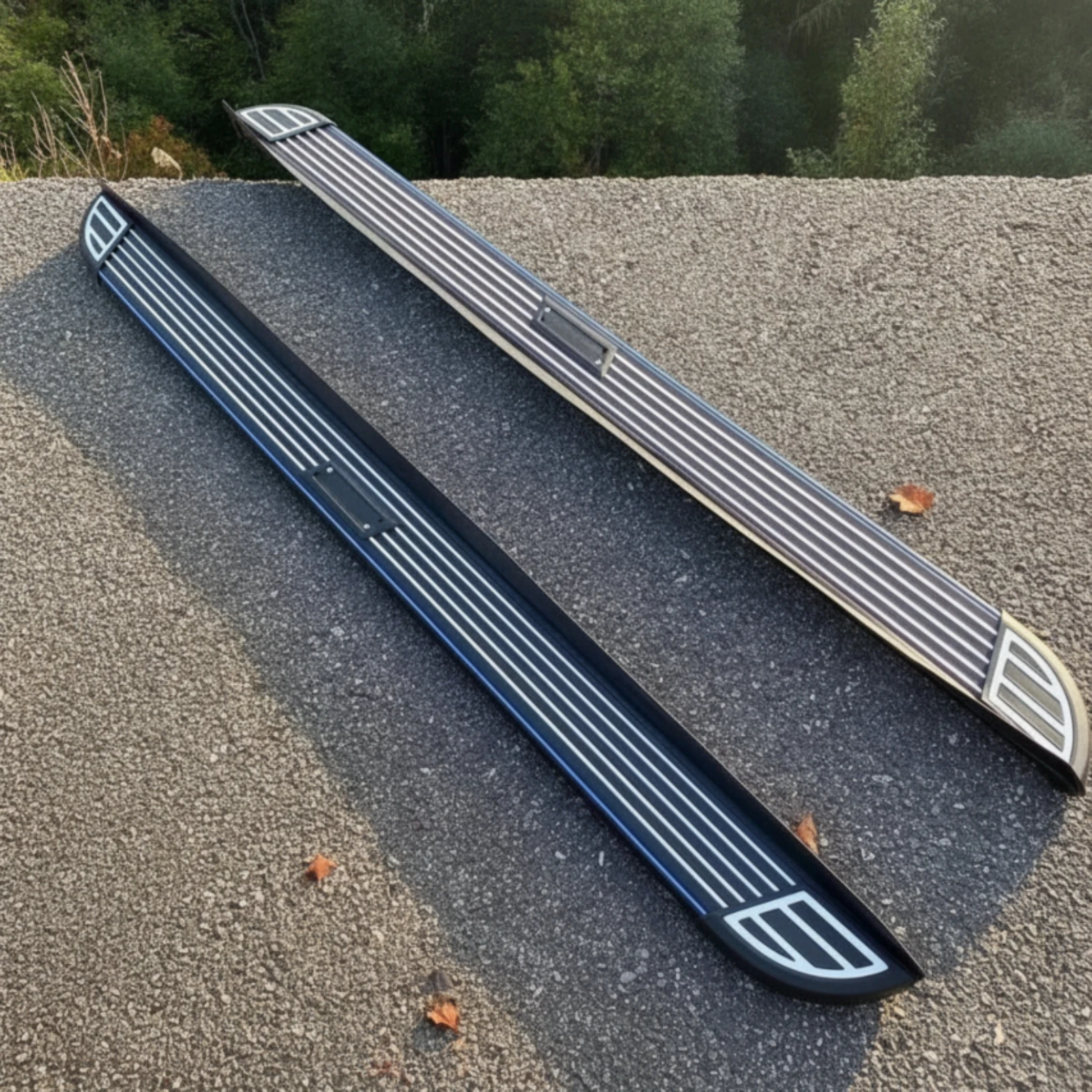2 Pieces Running Boards Robust Duty SUV Running Boards Side Step Steps Rust-Resistant Automotive Exterior Accessories