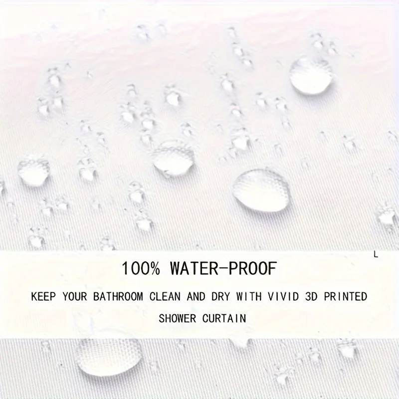 صورة مخصصة ستارة دش شخصية، طباعة ديكور المنزل على الطراز الحديث، ستارة حمام بوليستر مقاومة للماء مع خطاف مجاني