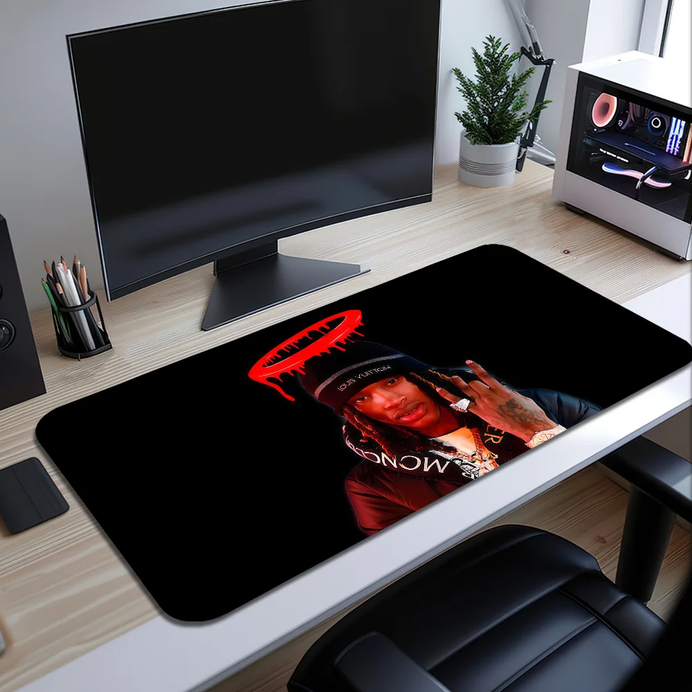Rapper K-King V-Von Mouse Pad Large Desk Mat Keyboard Ergonomic Office Rubber Game PC Non-slip Anti-fray Home Custom Best Price