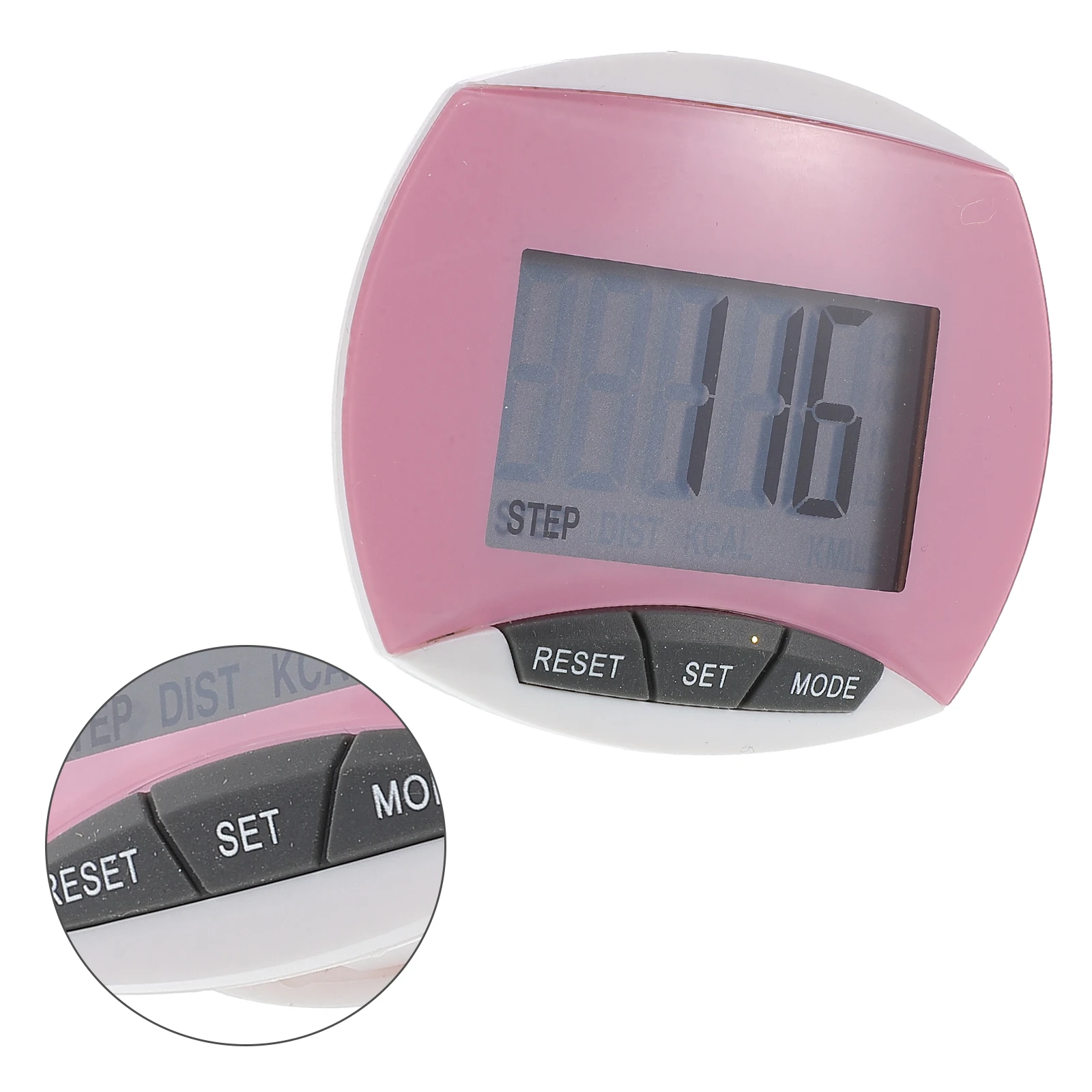 

Electronic Pedometer Accurate Step Counter Fitness Tracker for Walking Running Sports Gift Portable Multifunctional Health