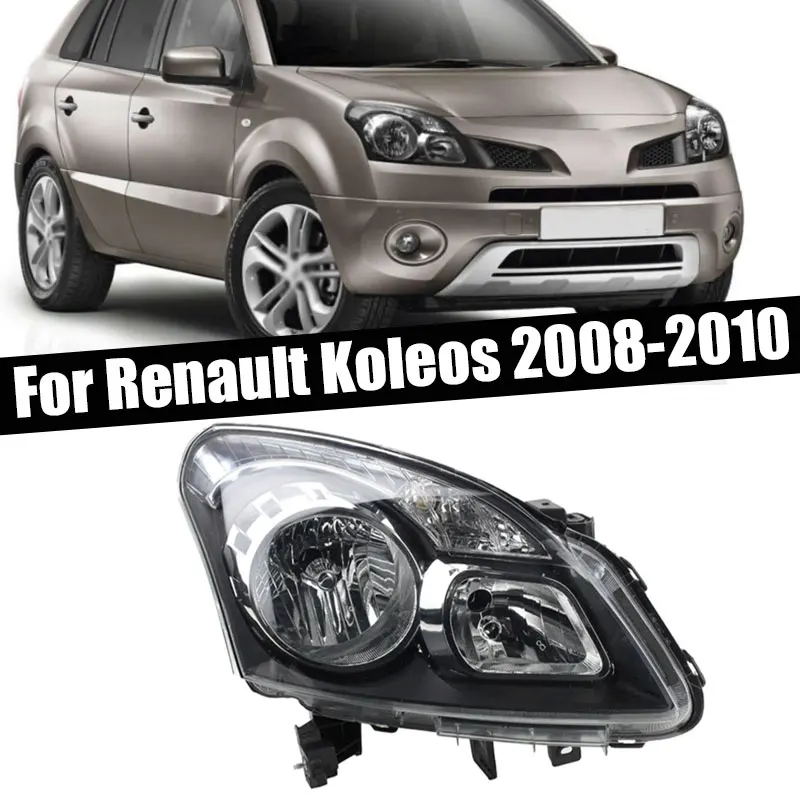 

Для Renault Koleos 2008 2009 2010, автомобильный галогенный головной фонарь, указатель поворота, фары дальнего света, крышка корпуса в сборе