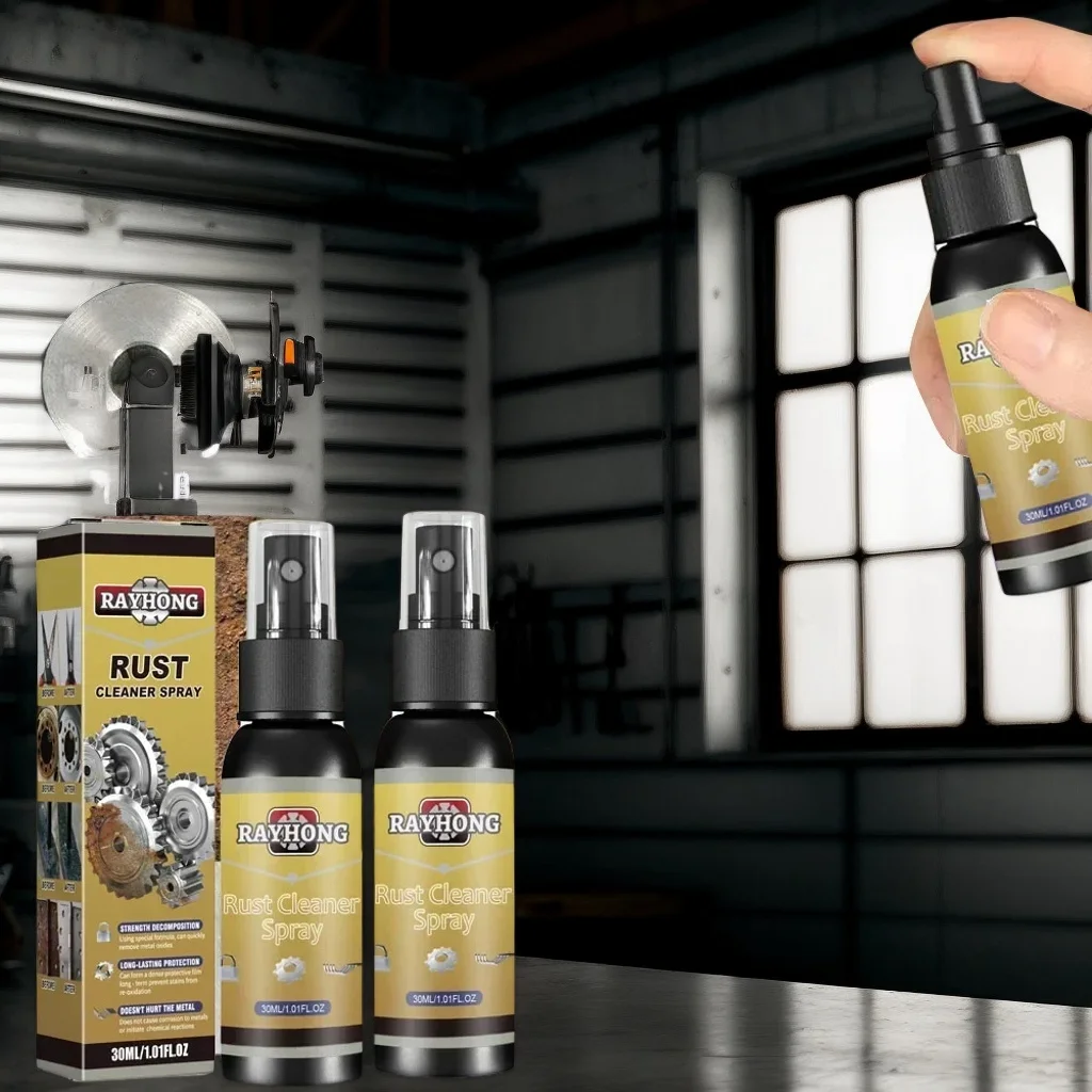 

Многоцелевой спрей для удаления ржавчины — очиститель металлических поверхностей для ухода за краской, железом и автомобилем (порошок)