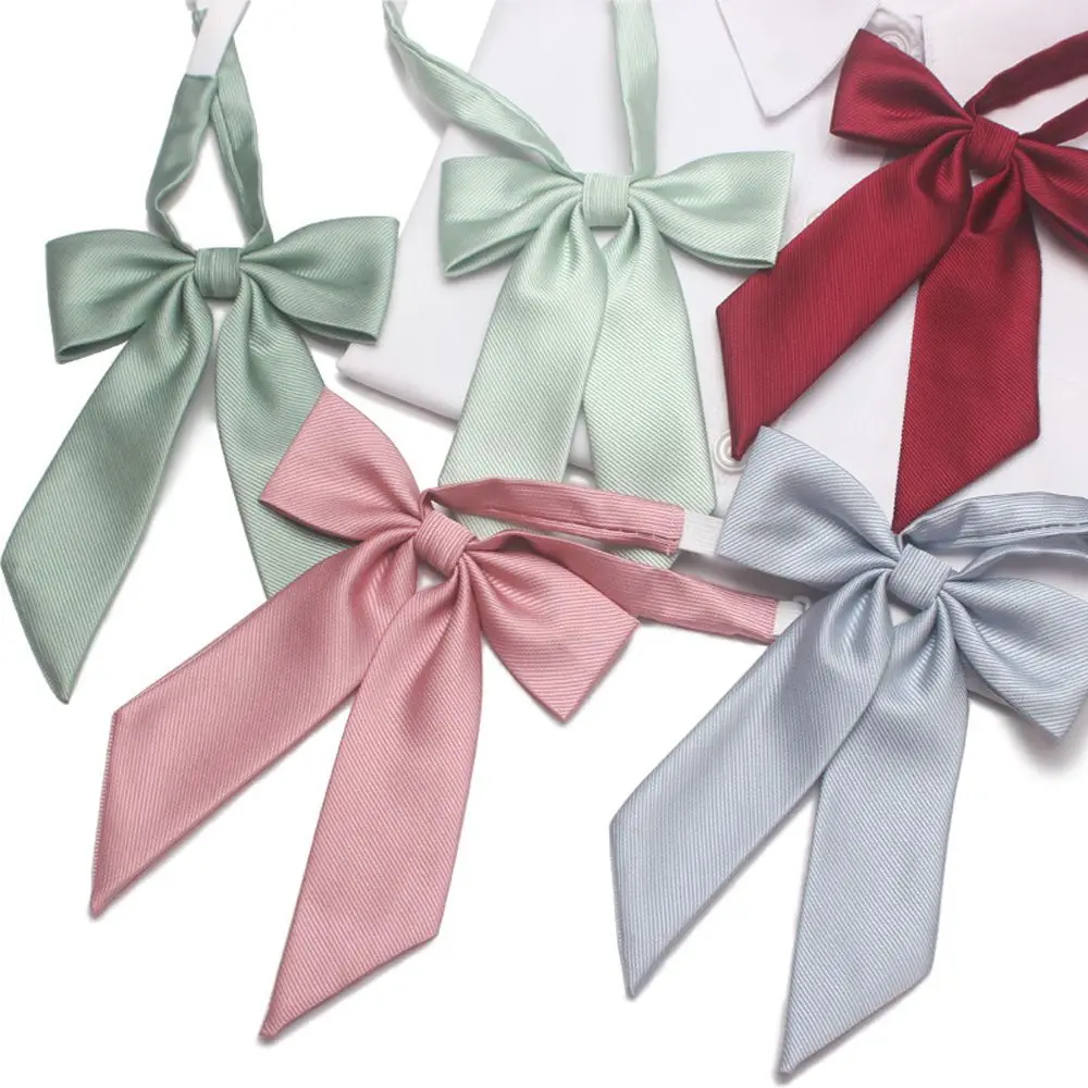 Chic Multi-color Wedding School Uniform JK Twill Weave Students Bow Tie Women Bow Tie Necktie Korean Style Cravat