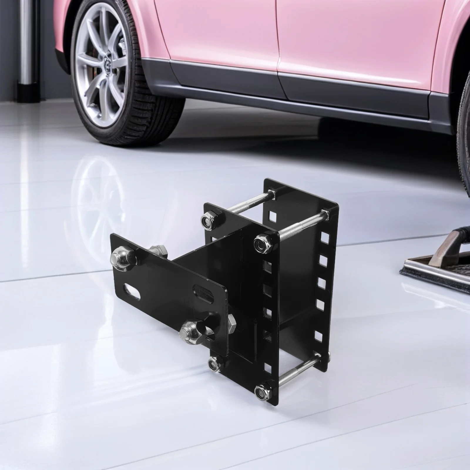 Spare Tire Carrier Trailer Mount Heavy Duty Universal Automotive Wheel Rack For Rv Boat Truck Pickup Hitch Mounted Storage