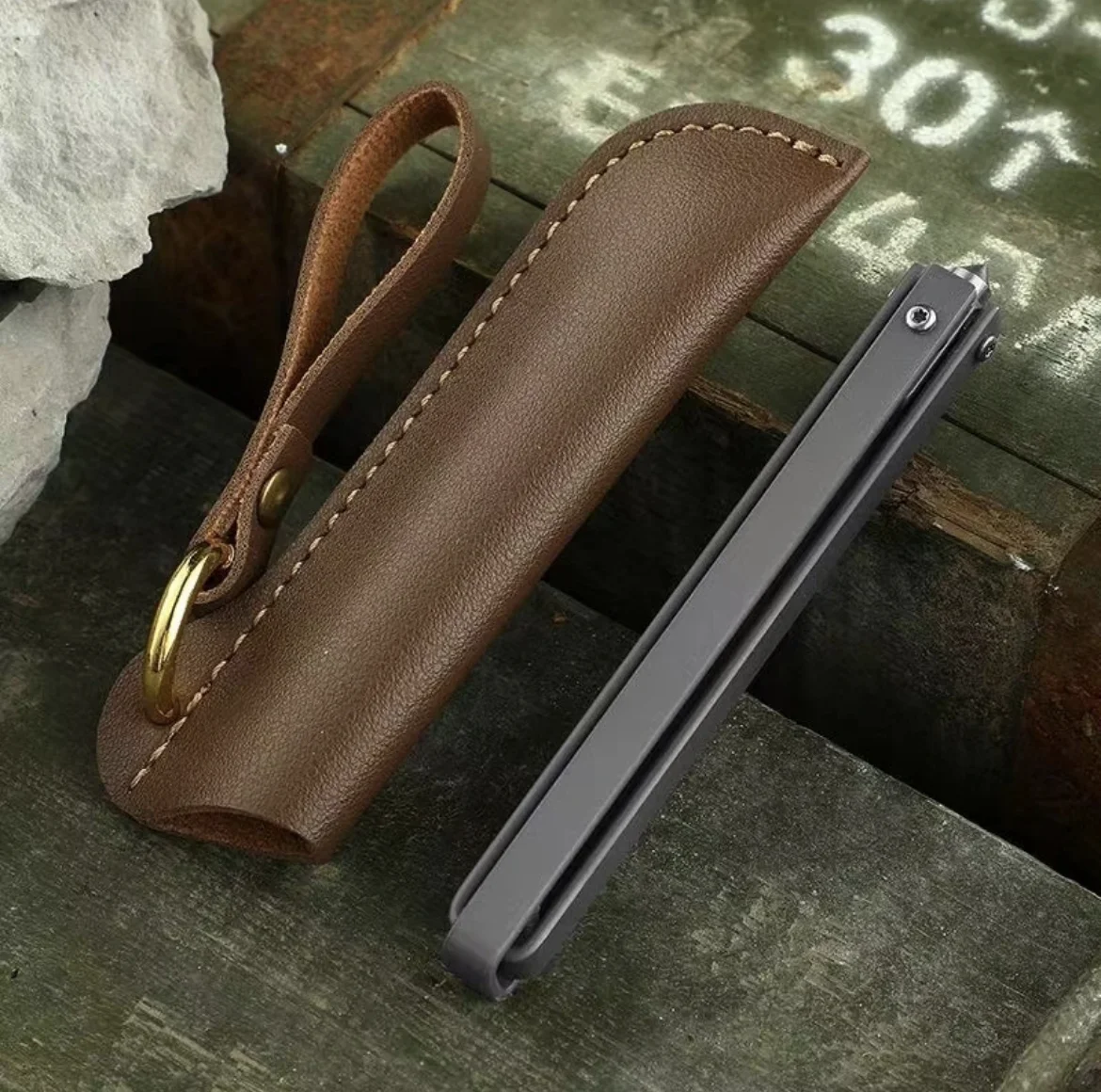 M390 CNC Mini Folding Knife Broken Window Pocket Knives Multifunctional Outdoor Camping Hand Fruit Knife