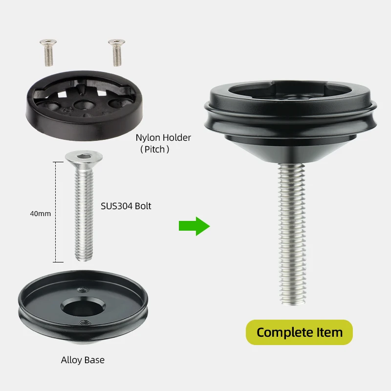 Stojak stożkowy do montażu licznika rowerowego na ramie o średnicy 28,6 mm, opcjonalny do Wahoo, Garmin, Bryton, XOSS, iGPSPORT, Magene