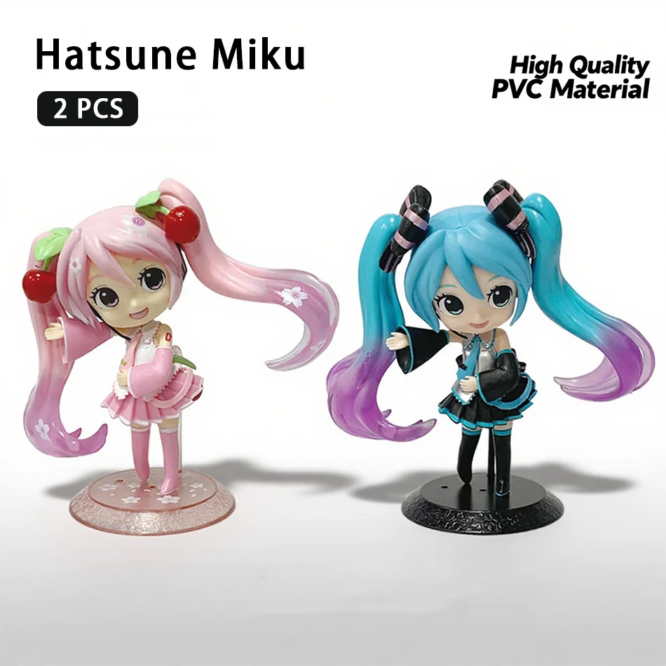 NewHatsune Miku Game Karakter Hatsune Cartoon Pop Prachtige Meisjespop Model Speelgoed Thuis Auto Ornament Kinderen Charme Verjaardagscadeau