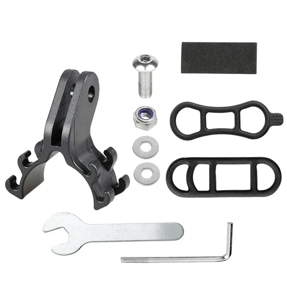 Bicycle Flashlight Holder MTB Road Bike Light Lamp Torch Clip Mount Bracket Headlight Stand For Gopro Interface Cycling Parts