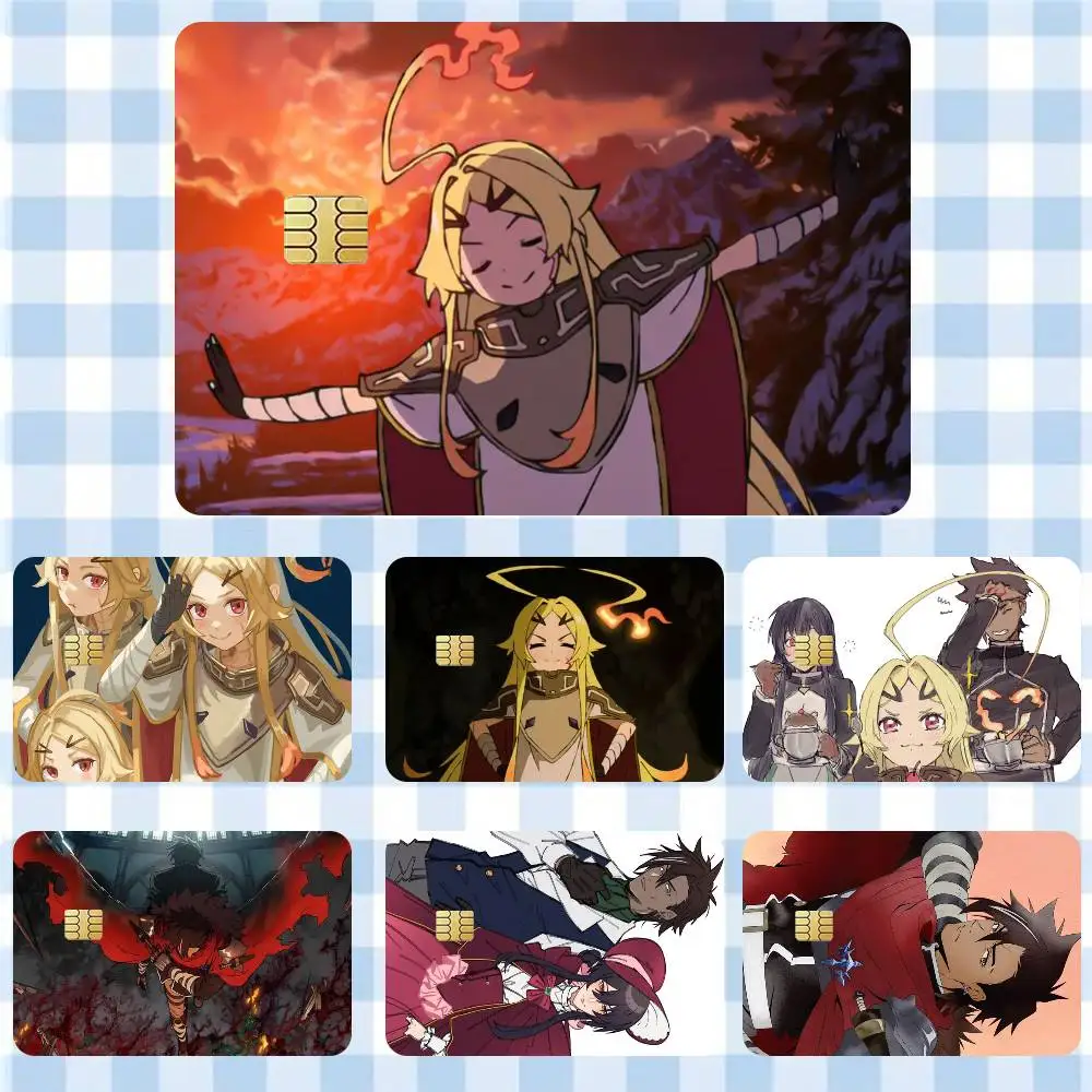 

Sentenced to Be a Hero Anime Sticker Film Tape Skin for Credit Card Debit Card Cartoon Waterproof Stickers