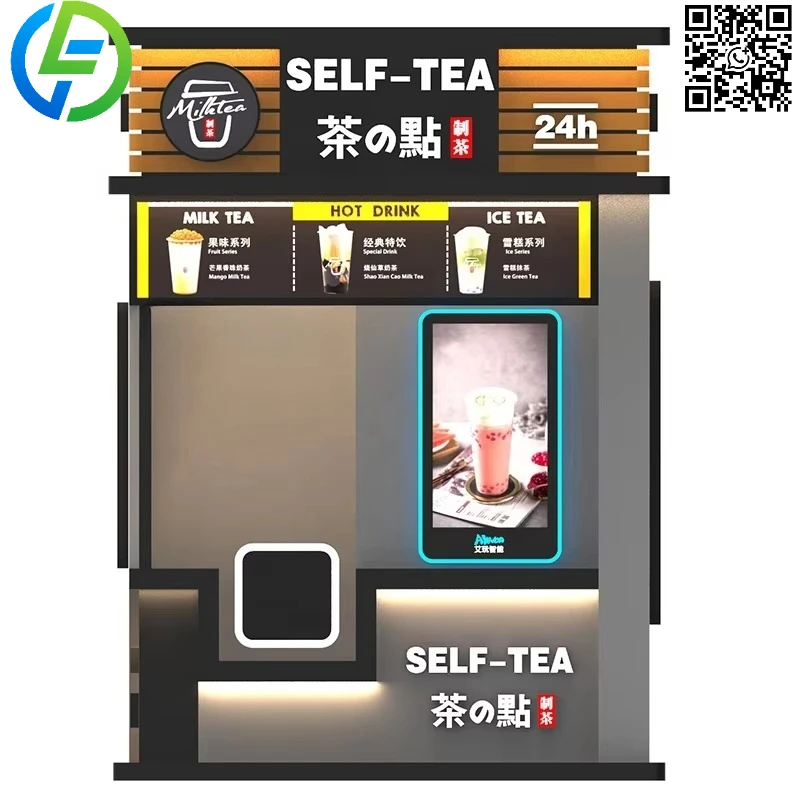 Máquina expendedora de té de burbujas personalizada, equipo en venta para té con leche